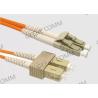 Buy cheap Multi Mode Duplex OFNR 5M LC SC Fiber Optic Patch Cord from wholesalers