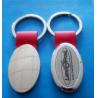 Buy cheap PU leather keychains, Genuine leather keyring, keyfolders, keyfinders, 3D Leather Keychain from wholesalers