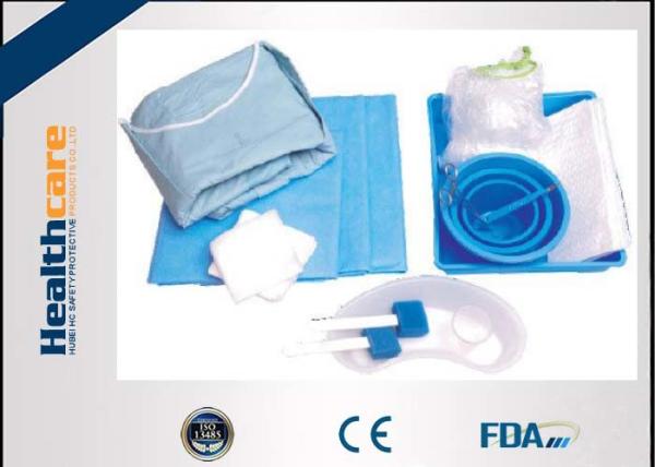 Buy cheap Durable SMS Disposable Surgical Packs Sterile Cath Lab Kit In Blue Color from wholesalers
