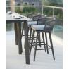 Buy cheap Handmade Rattan / Wicker Furniture Outdoor Bistro Bar Stools Aluminum Dining Chairs from wholesalers