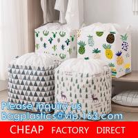 Buy cheap Laundry Baskets with Easy Carry Handles, Hamper, Folding Washing Bins, Family product