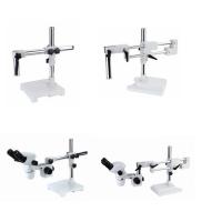 Buy cheap Single Double Pole Stereo Microscope Stand Metal Material White Color product