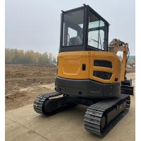 Buy cheap CE Euro 5 Engine 4 Ton Mini Excavator Mini Rubber Tire Excavator Low Consumption product