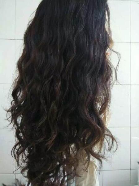 Buy cheap Virgin Brazilian Hair Jewish Wig 16 Inches #2 Color Big Layer Wave Style from wholesalers