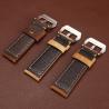 Buy cheap Abrasive leather watch belt watch fashion bracelet belt wrist light brown darkbrown khaki 22mm 24mm26mm from wholesalers