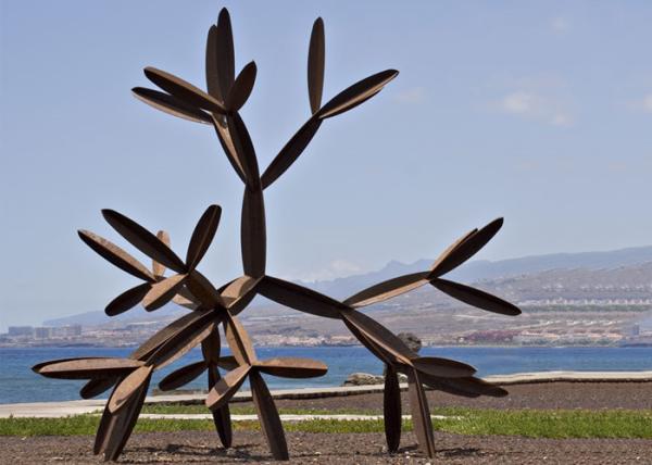 Buy cheap 2.5mm Thick Entrance Sculture In Corten Steel / 3D Drawing Custom Metal Sculpture from wholesalers