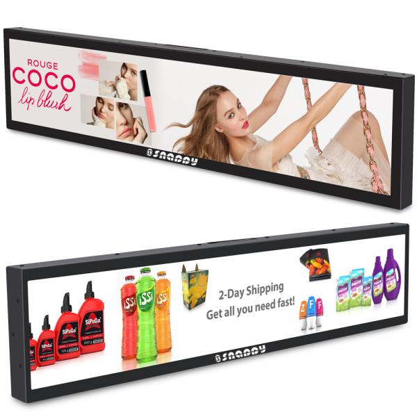 Buy cheap 24 Inch Shelf Edge Lcd Display Stretched Bar For Supermarket Advertising from wholesalers