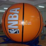 Playground Inflatable Advertising Balloons Basketball Shape With Digital