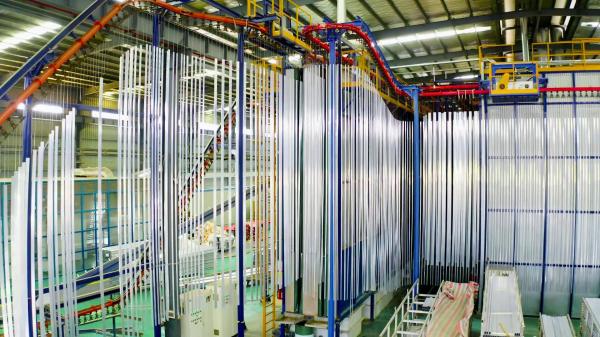 Buy cheap Equipment 380V 50Hz PLC LPG Heating System Colour Coating Line of Aluminium Profile from wholesalers