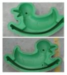 Shiny Surface Finish Custom Rotational Molding For Plastic Rocking Chair