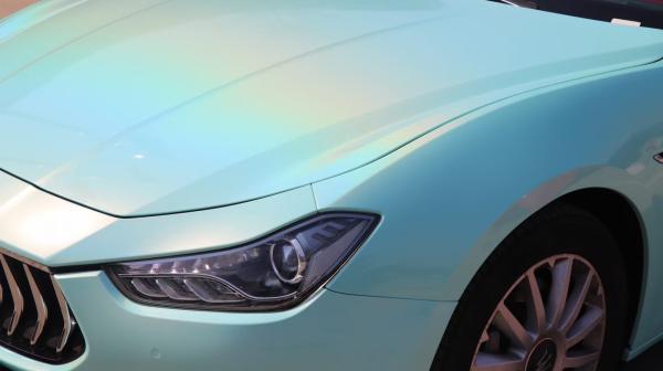 Buy cheap 50in Gloss Tiffany Blue Vinyl Wrap Film Thin Car Vinyl Film Humidity Resistant from wholesalers