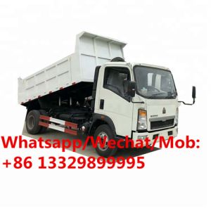 Buy cheap cheaper price SINO TRUK HOWO 4*2 4tons diesel dump tipper truck for sale, new product