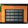 Buy cheap Modern Double Glazing Aluminum Sectional Door with Manual Or Automatic Opening Glass Garage Doors from wholesalers