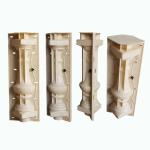 Polished Etched Concrete Balusters Molds Prototype Plastic Parts