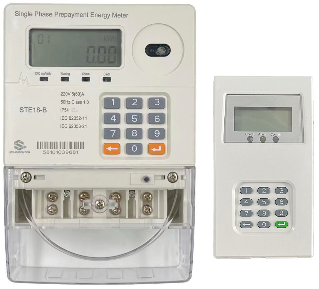 Wholesale STS The prepaid keypad single phase electricity meter from china suppliers