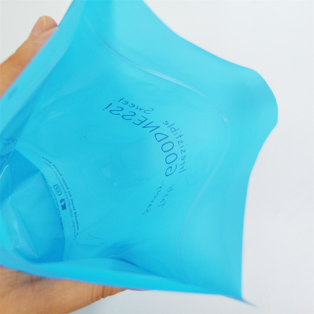 Resealable Snack Food Food Packaging Pouches Zipper Top Moisture Proof