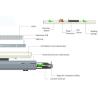 Buy cheap Connectable 4 Feet 50W Linear LED Light Fixtures Low Light Decay CE RoHS Listed from wholesalers