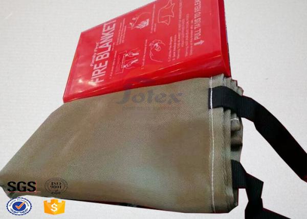 Buy cheap Brown Welding Fire Blanket Fiberglass Fire Blanket Materails 1.8m x 1.8m from wholesalers