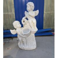 Buy cheap Garden stone angel boy statue marble angel hand carved sculptures,stone carving product