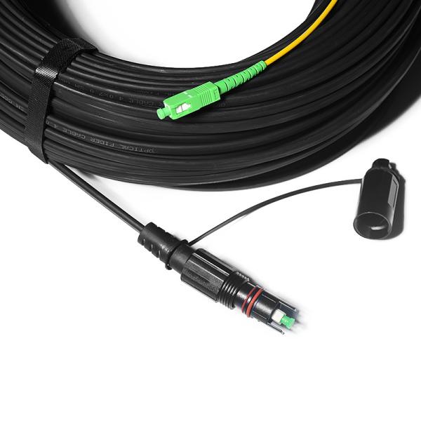 Buy cheap Corning OptiTap Tonable 200FT 300FT Hardened Flat Drop Fiber Cable from wholesalers