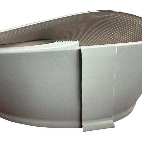 Flexible Grey Cove Base Molding Trim 100x2mm and Payment Term 30% Deposit 70%