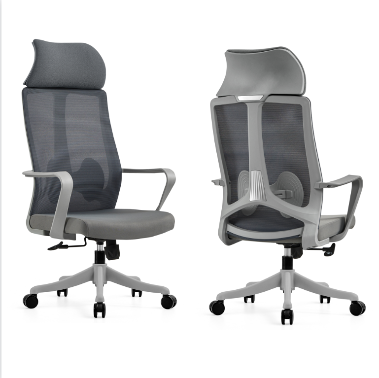 Big Boss Modern Fabric Office Chair with Adjustable Lumbar Support and Metal Base