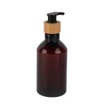 200ml 300ml 500ml Amber PET Plastic Bottles Bathroom Shampoo And Conditioner