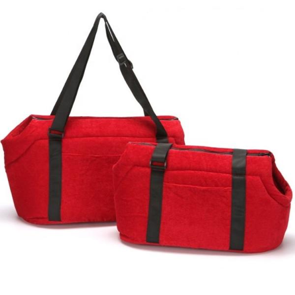 Buy cheap Leisure Pet Carrier Bag Warm Windproof Flannelette / Sponge Material For Winter from wholesalers