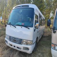 Buy cheap Used gasoline Toyota Coaster Bus City Shuttle 21 Passenger product