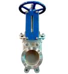 Cast Steel Flanged BS5150 PN10 Knife Valves Manual Power