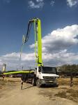 2013 Zoomlion Green Vibrating Amplitude 2.6mm Concrete Pump Truck for Direct