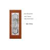 Buy cheap Arctic Patterned Window Door Suit Decorative Frosted Glass Brass / Nickel / Patina Available from wholesalers