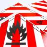 Buy cheap Outdoor Sunscreen Hazardous Chemicals Labels For Heat Resisting Material from wholesalers