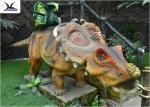 50/60 Hertz Life Size Animal Dinosaur Lawn Decorations , Dinosaur Garden