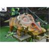 Buy cheap 50/60 Hertz Life Size Animal Dinosaur Lawn Decorations , Dinosaur Garden Sculpture from wholesalers