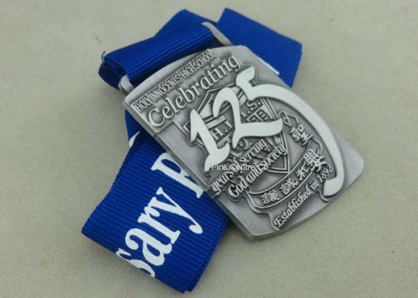 Buy cheap Zinc Alloy Die Casting Medals 3D Awards Sport Medals , Running Marathon Ribbon Enamel Medals from wholesalers