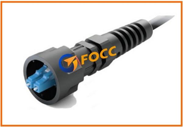 Buy cheap Heavy Duty Strain Relief LC Fiber Optic Connector Of Industrial Plug Housing from wholesalers