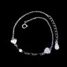 Buy cheap Two Items Sterling Silver Infinity Bracelet , Adjustable Extension Silver Chain Jewelry from wholesalers