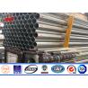 Buy cheap High Voltage Hot Dip Metal Light Pole For Electrical Transmission , 90 Feet Length from wholesalers