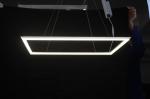 48 Watt Suspended Aluminum Frame Ceiling LED Panel Lights Colorful For