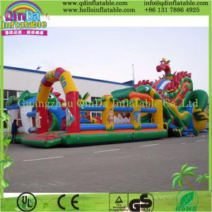 Wholesale Popular Inflatable Toys Castle Slide Fun City for Amusement Park from china suppliers