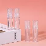 Transparent Silicone Brush Head Plastic Lip Glaze Tube 4.5ml
