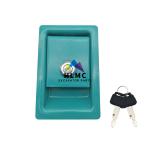 Excavator Parts Side Door Lock Cover Hydraulic Pump Door Lock Green Color