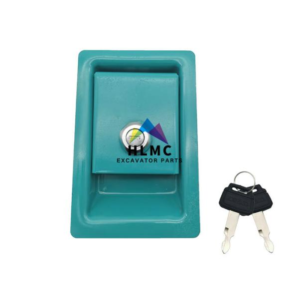 Buy cheap Excavator Parts Side Door Lock Cover Hydraulic Pump Door Lock Green Color KOBELCO Side Cover Lock from wholesalers