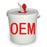 OEM Kill 99.9% Germs Dry Wipes For Hands And Surfaces Antibacterial Wipes