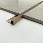 Pvc Round Straight Edge Tile Trim And Marbles Decorative White Color