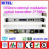 Buy cheap 860MHz 1550nm external modulation optical transmitter for cable TV from wholesalers
