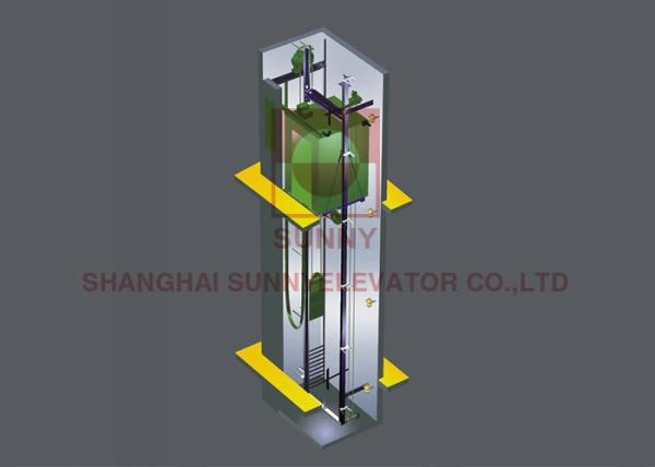 Buy cheap 1.0 - 2.5m/S Speed Machine Roomless Elevator 1000kg Passenger Elevator Lift from wholesalers