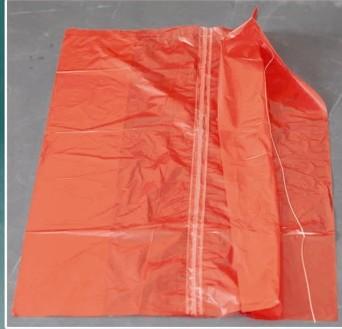 Buy cheap Red Color Water Soluble Laundry Sacks Cold Water Soluble Bags With Strip CE ISO from wholesalers