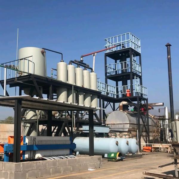 Buy cheap 16KW Continuous Tyre Oil to Diesel Refinery Distillation Machine for Diesel Production from wholesalers